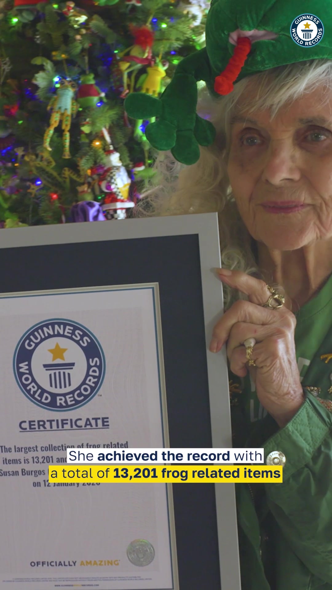 Video thumbnail for Largest collection of frog related items - 13,021 items held by Susan Burgos
