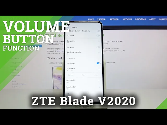 Video thumbnail for How to Change Volume Button Function in ZTE Blade V2020 – Add Camera Volume Buttons