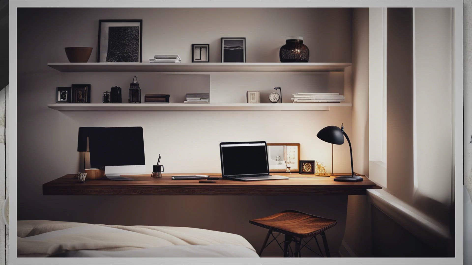 'Video thumbnail for 10 Amazing Bedroom Office Ideas: Transform Your Space for Productivity and Comfort'