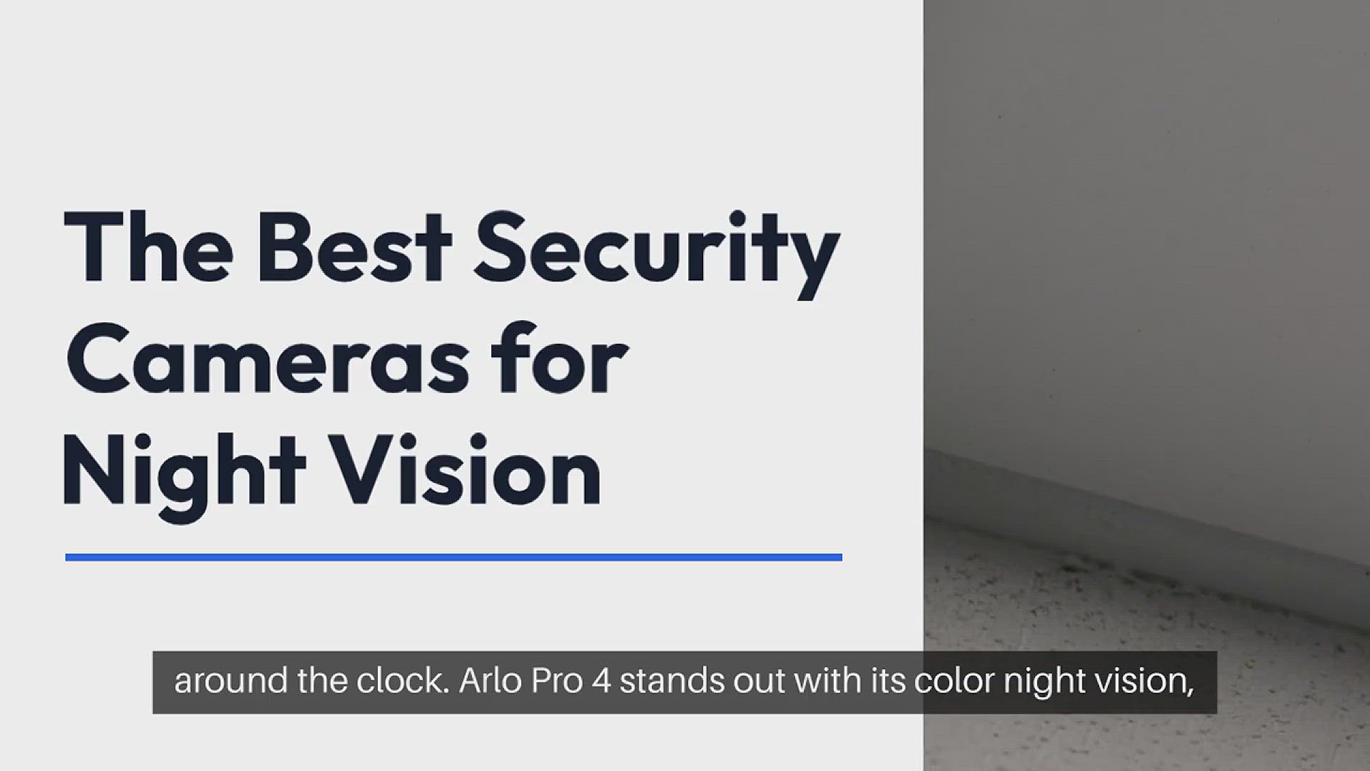 Video thumbnail for Best Security Cameras For Night Vision