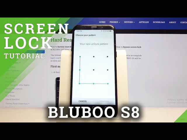 Video thumbnail for How to Change Lock Type on Bluboo S8  – Set Up Password Protection
