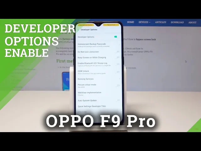 Video thumbnail for How to Activate Developer Options in OPPO F9 Pro - OEM Unlock & USB Debugging