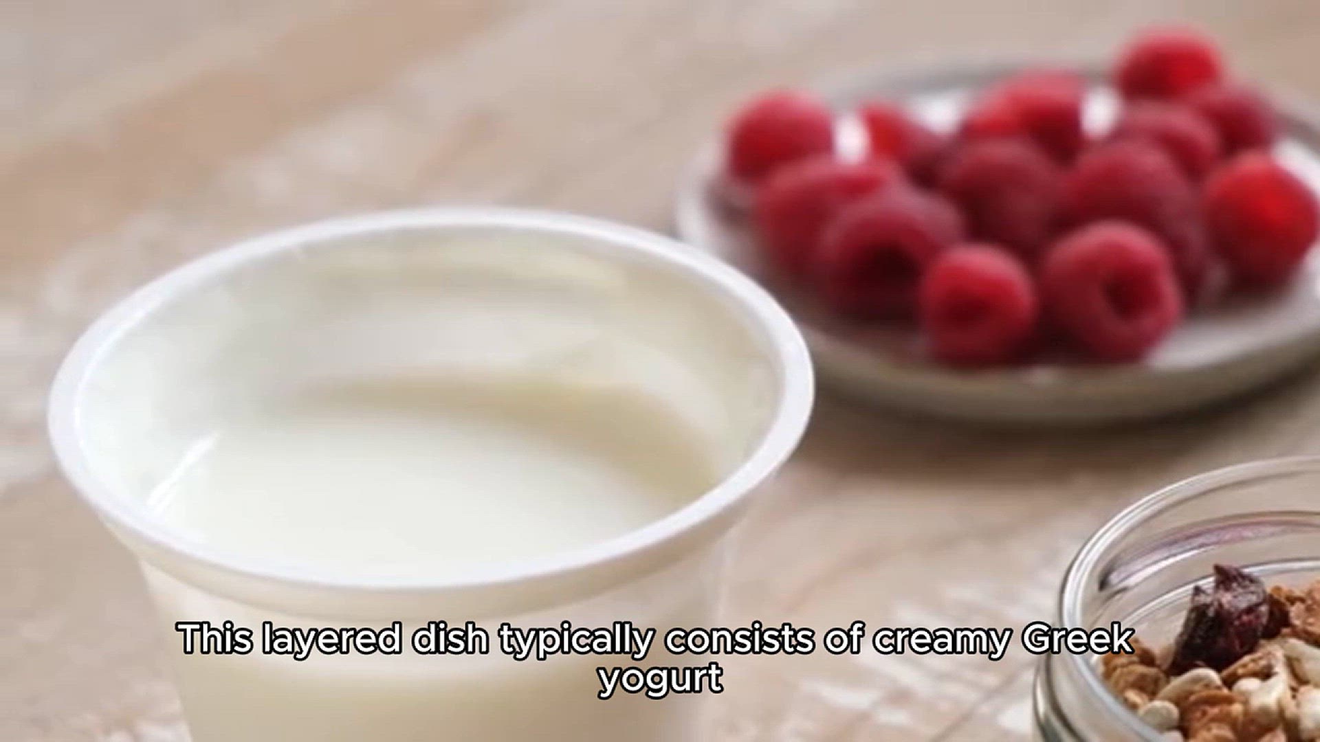 Video thumbnail for Greek yogurt parfait