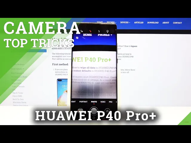 Video thumbnail for Camera Tricks in HUAWEI P40 Pro+ - Best Camera Features
