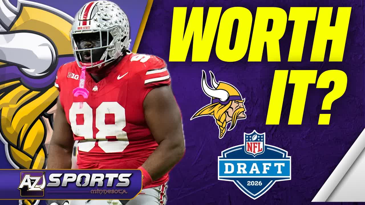 Video thumbnail for a to z sports - minnesota vikings: should the vikings draft kayden mcdonald? nfl draft prospect analysis