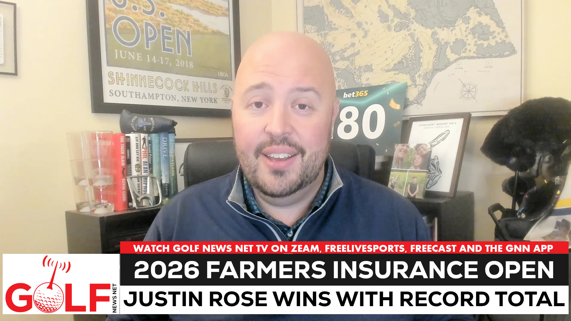 Video thumbnail for Justin Rose wins 2026 Farmers Insurance Open in record fashion