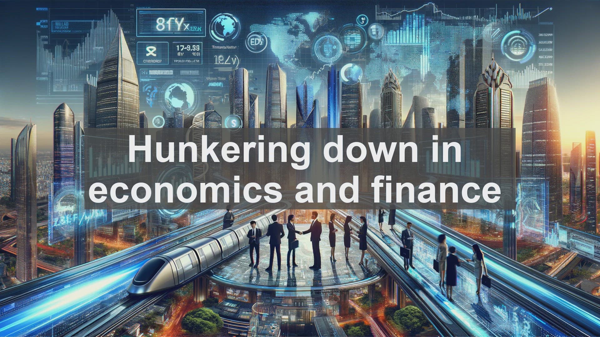 'Video thumbnail for Hunkering down in economics and finance'