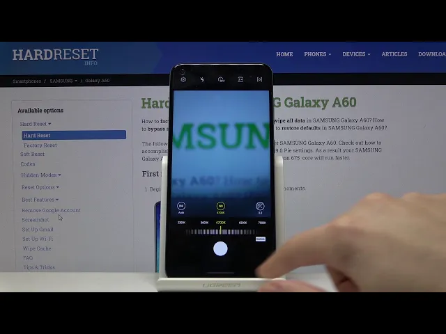 Video thumbnail for How to Use Camera Pro Mode in SAMSUNG Galaxy A60 – Advanced Options in Camera