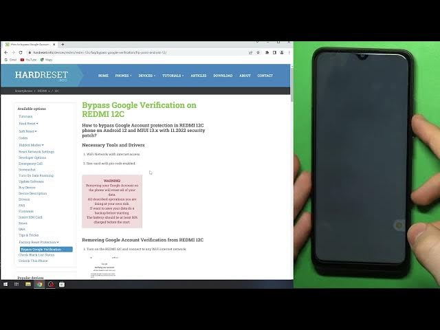 Video thumbnail for How to Unlock FRP in POCO C50 - Bypass Google Account Verification / Skip Google Lock 2023