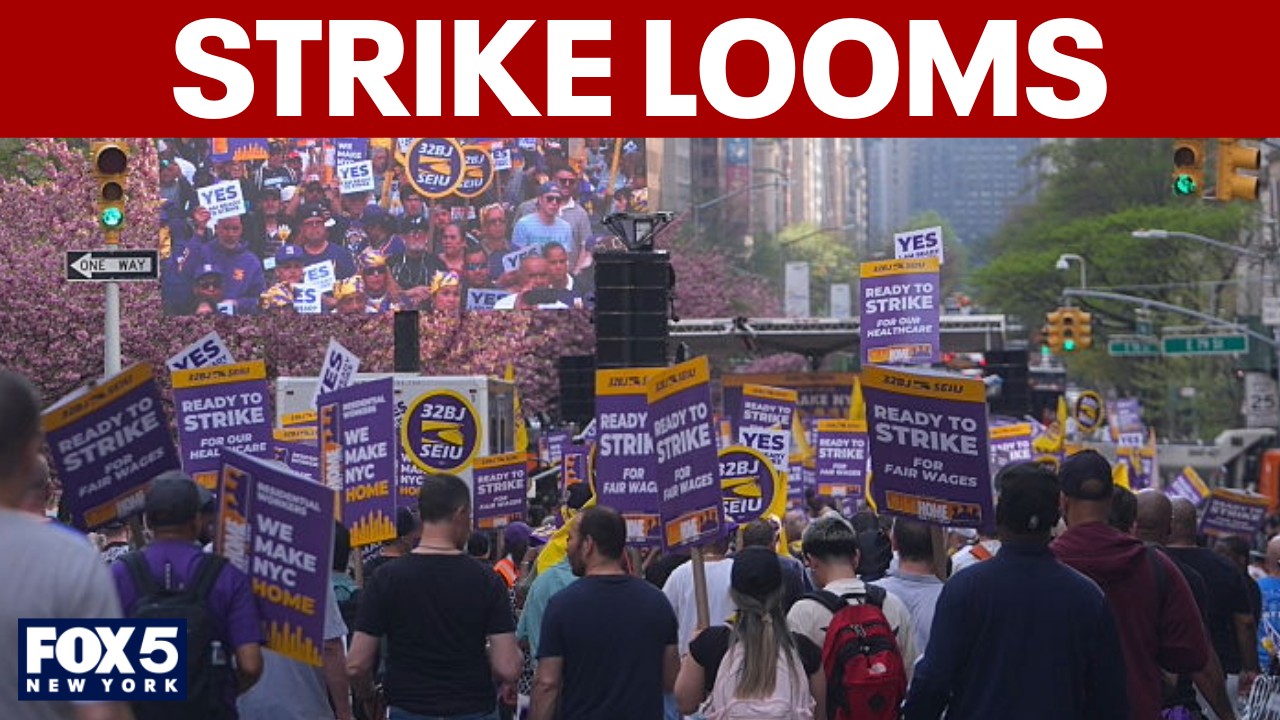 Video thumbnail for NYC building workers vote to authorize strike if deal isn't reached