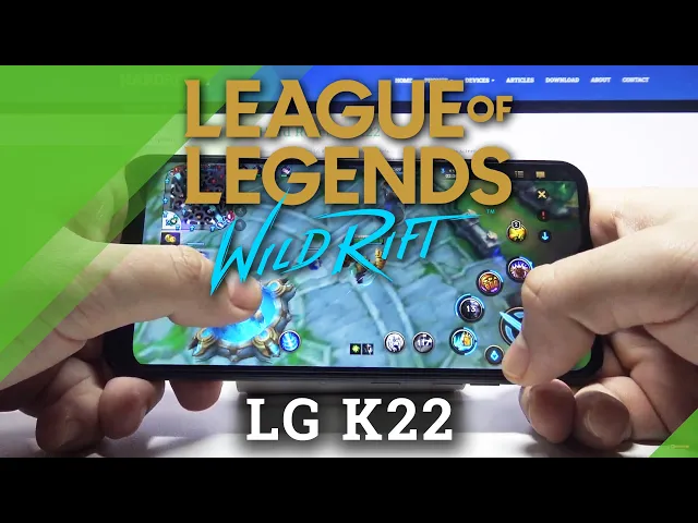 Video thumbnail for League Of Legends * WILD RIFT * - LG K22 | Efficient TEST