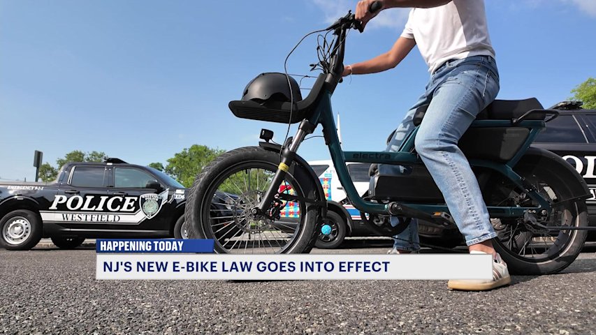 Video thumbnail for New Jersey e-bike law takes effect: License, registration and insurance now required