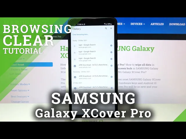 Video thumbnail for How to Clear Browser Data on SAMSUNG Galaxy XCover Pro – Clear Browsing History