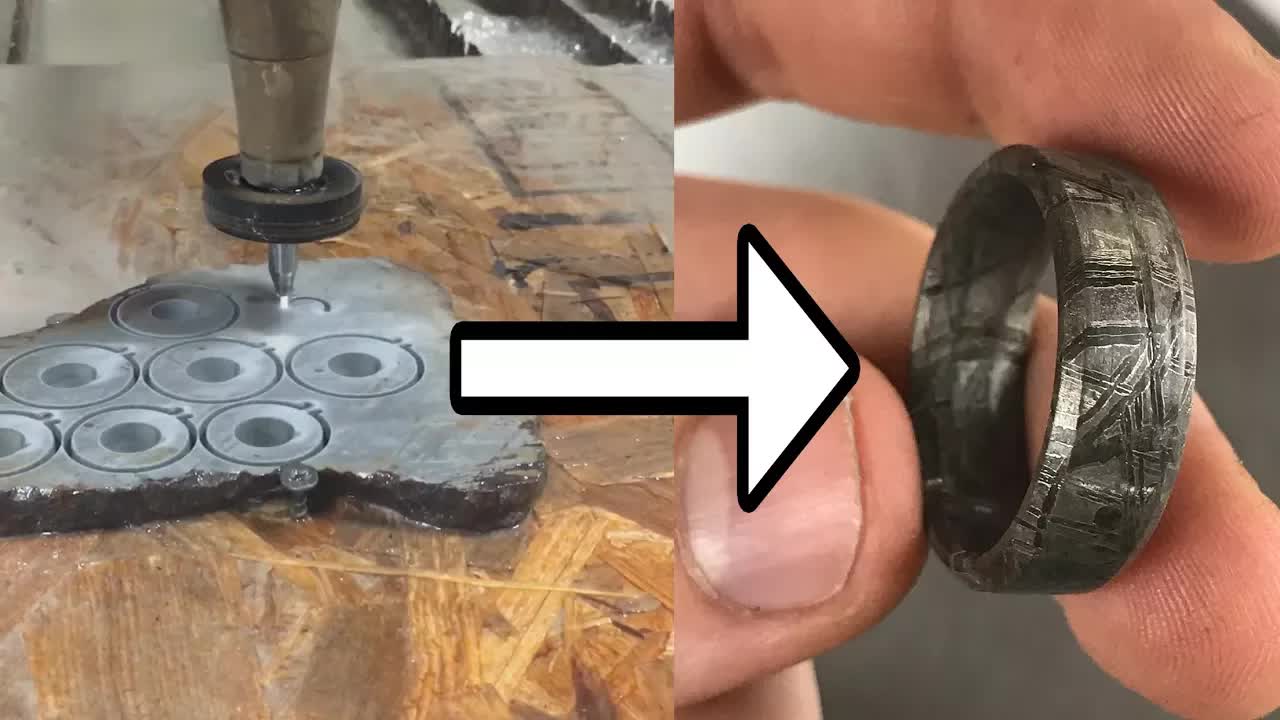 Video thumbnail for Custom Meteorite & Gemstone Rings: Metalworking & Jewelry Making