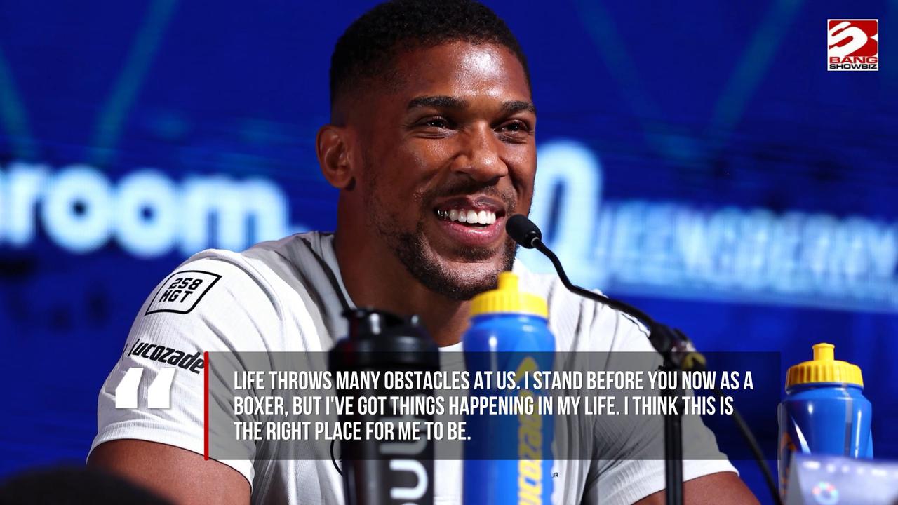 Video thumbnail for Anthony Joshua speaks on his mental and physical state ahead of his boxing return