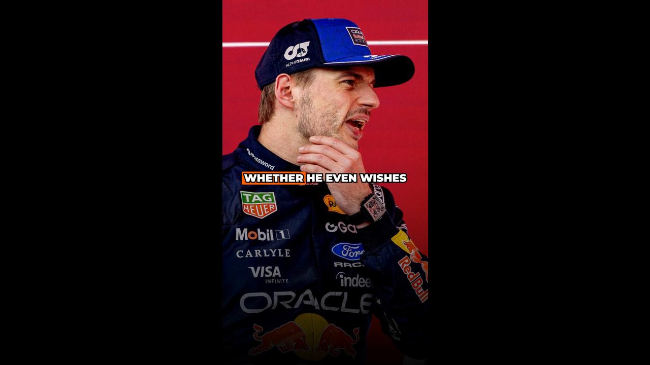 Video thumbnail for Max Verstappen rules out immediate Red Bull Racing contract extension ❌