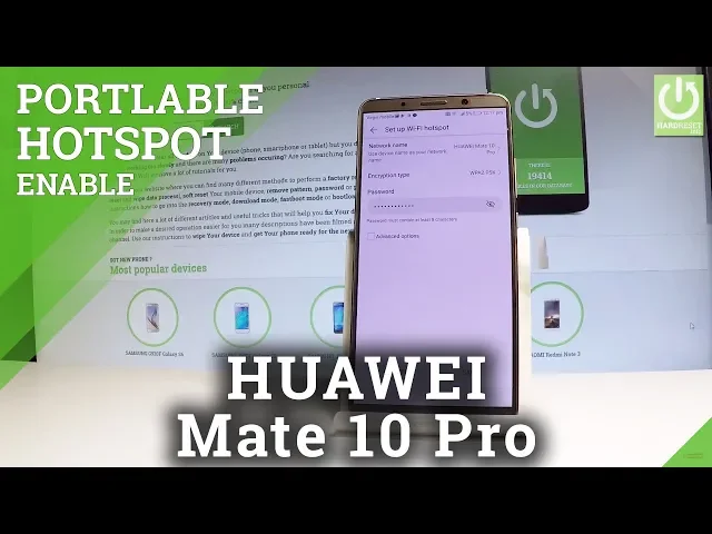 Video thumbnail for HUAWEI Mate 10 Pro PORTABLE HOTSPOT / Share Wi-FI