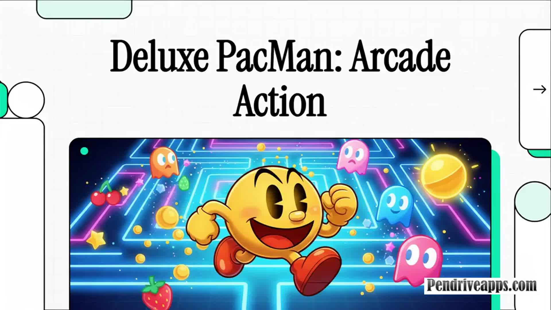 Video thumbnail for Deluxe PacMan Portable Arcade Game