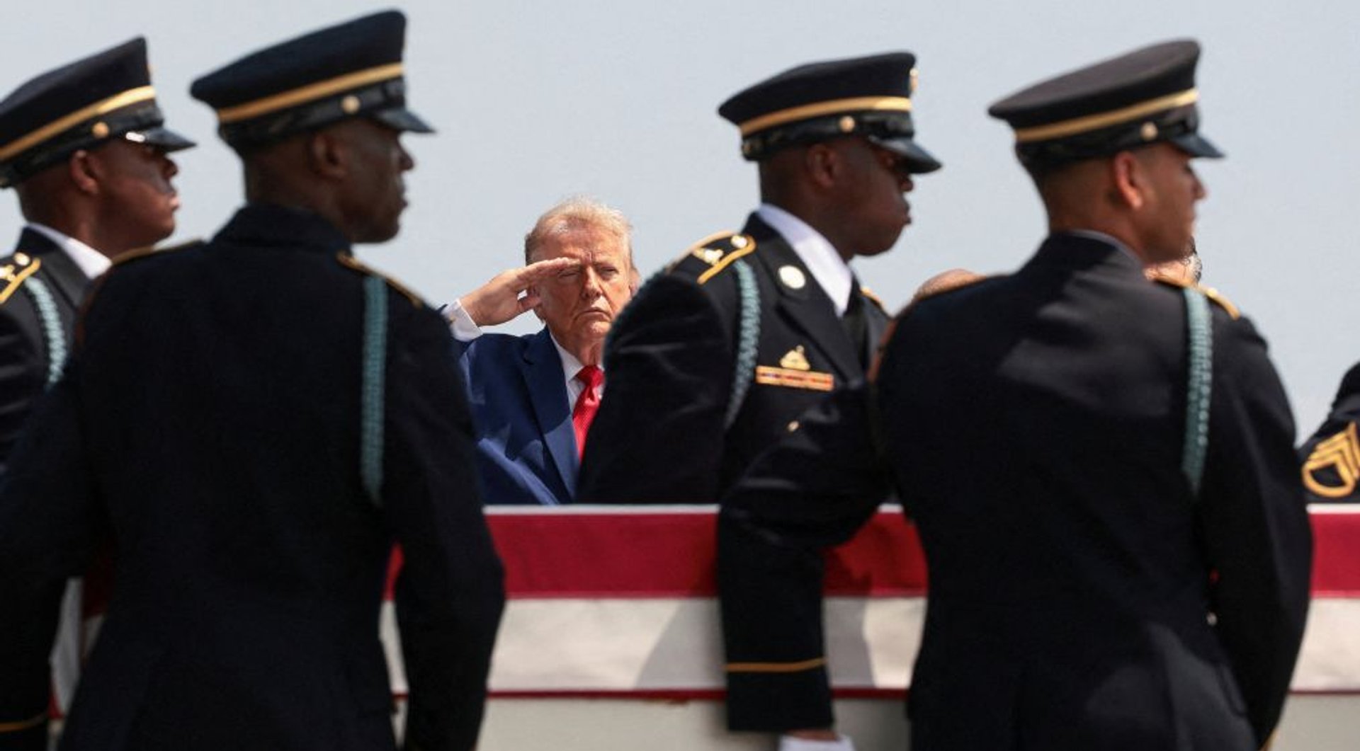 Video thumbnail for Trump attends transfer of four US troops killed in Iranian attacks