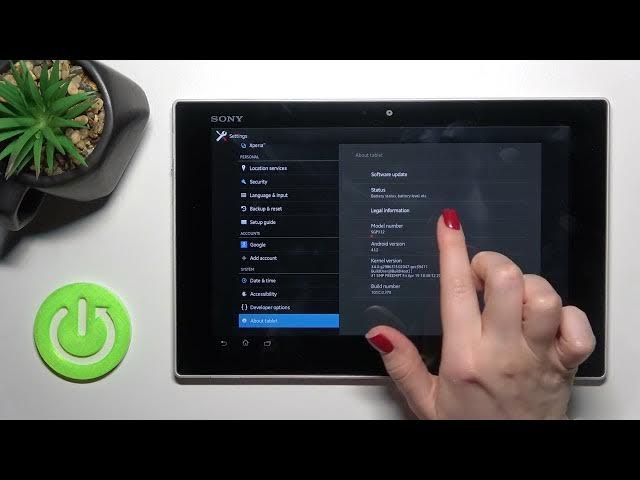 Video thumbnail for Where to Find Model Info on Sony Xperia Tablet Z - Check Device Model