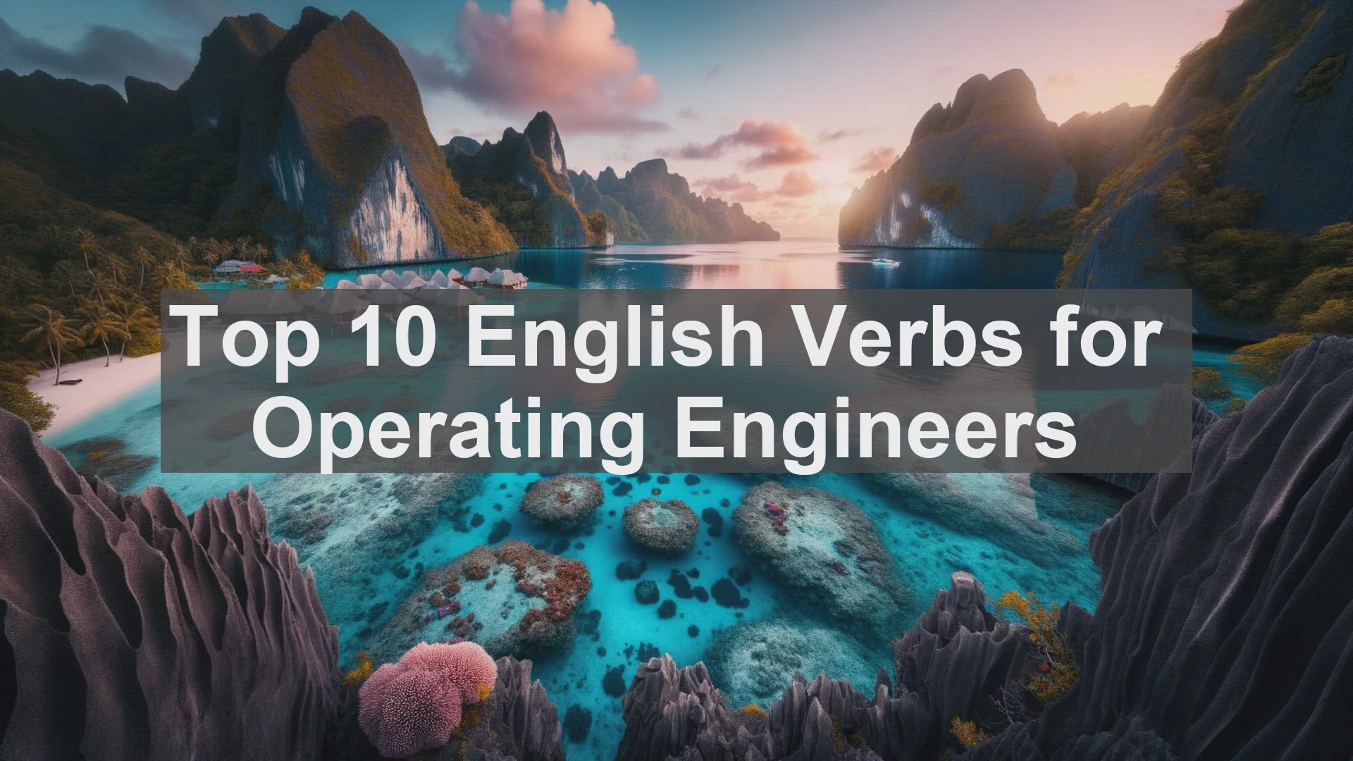 'Video thumbnail for Top 10 English Verbs for Operating Engineers'