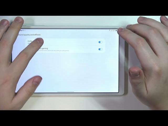 Video thumbnail for How to Access Sound Quality and Effects in Samsung Galaxy Tab A7 Lite - Enable Dolby Atmos