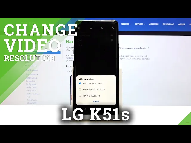 Video thumbnail for How to Change Video Resolution in LG K51s – Adjust Video Quality