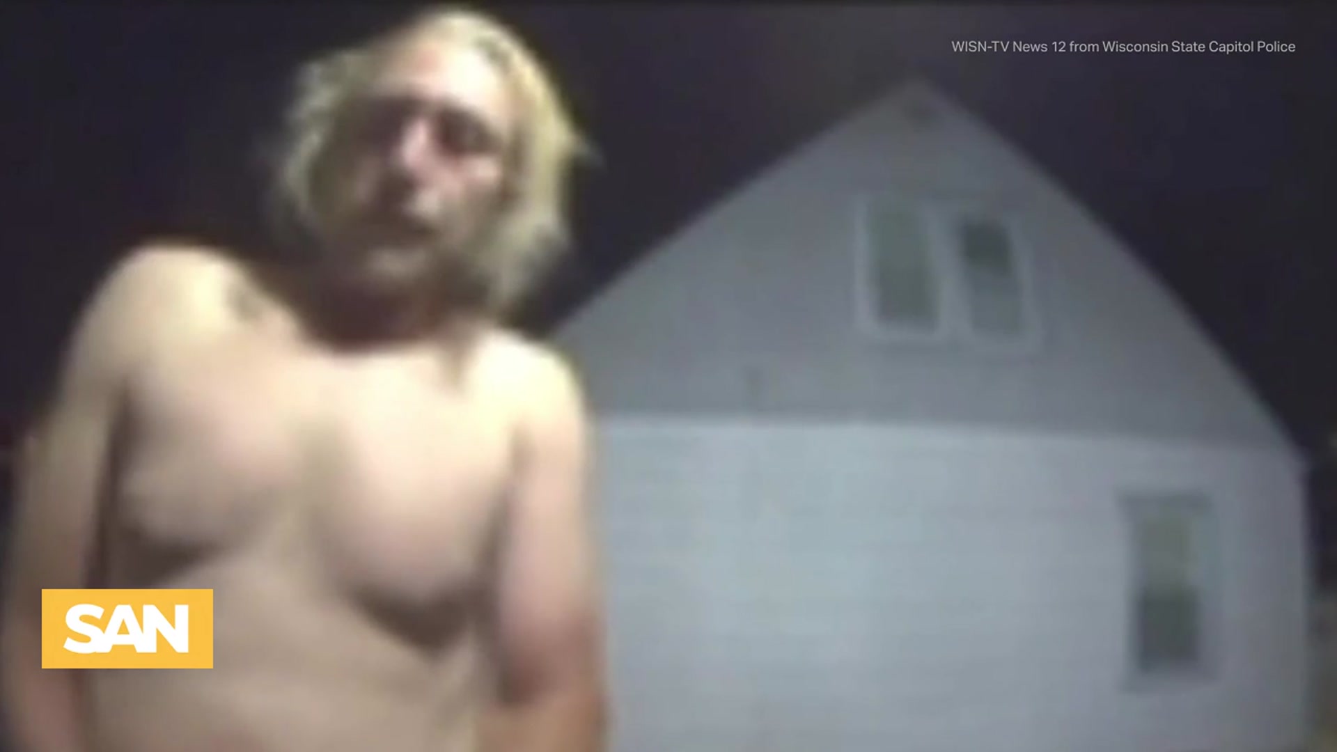 'Video thumbnail for Shirtless man tries to enter Wisconsin lawmaker’s home: Police'