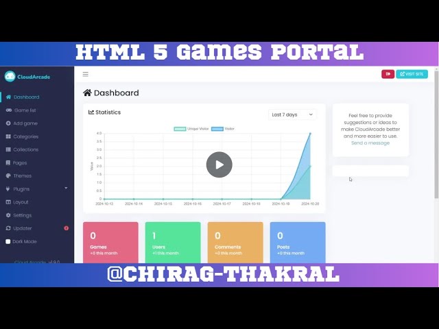 'Video thumbnail for Earn Money By Making HTML 5 Games Portal || Part Two'