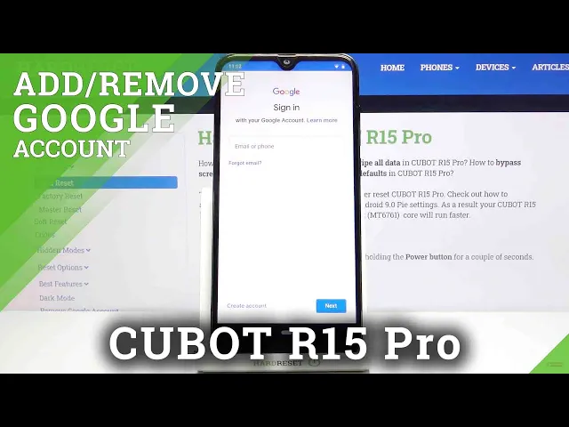 Video thumbnail for How to Add & Remove Google Account in CUBOT R15 Pro – Adjust Google Services