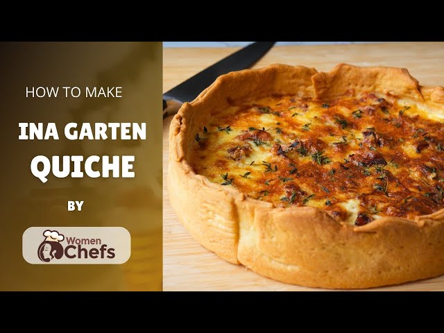 Video thumbnail for Ina Garten QUICHE by WomenChefs #inagarten #quiche #quicherecipe #quichelorraine