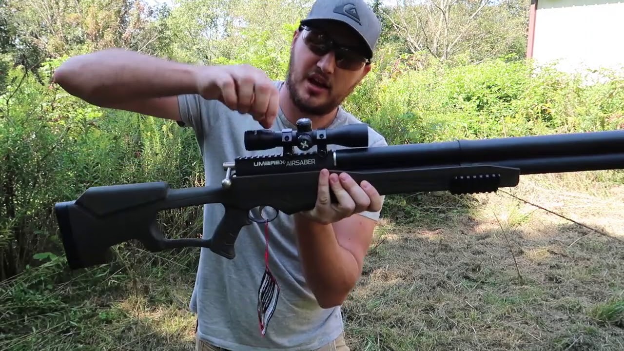 Video thumbnail for Umarex AirSaber PCP Powered Arrow Air Rifle with 3 Carbon Fiber Arrows