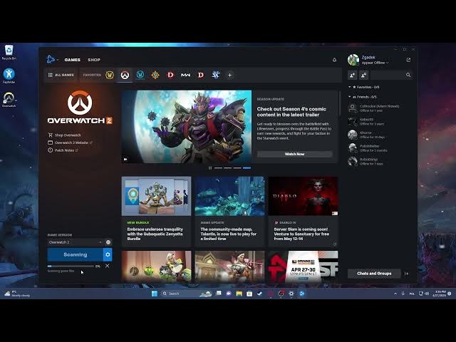Video thumbnail for How To Scan & Repair Files In Overwatch 2