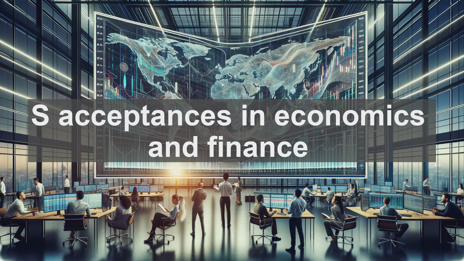 'Video thumbnail for S acceptances in economics and finance'