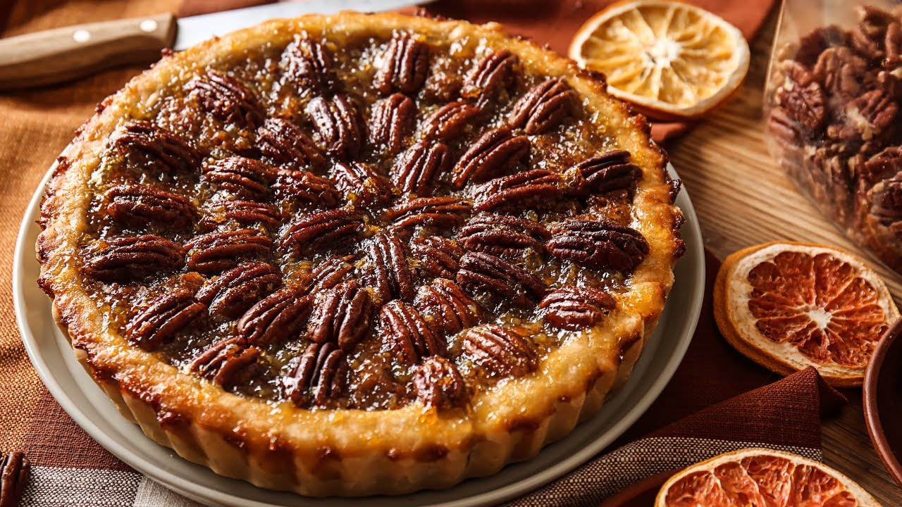 'Video thumbnail for Low Carb Pecan Pie Recipe: video blog'