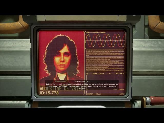 Video thumbnail for The Outer Worlds 2 - The Saboteur of Paradise: Find Information on Augustine de Vries In Fairfield