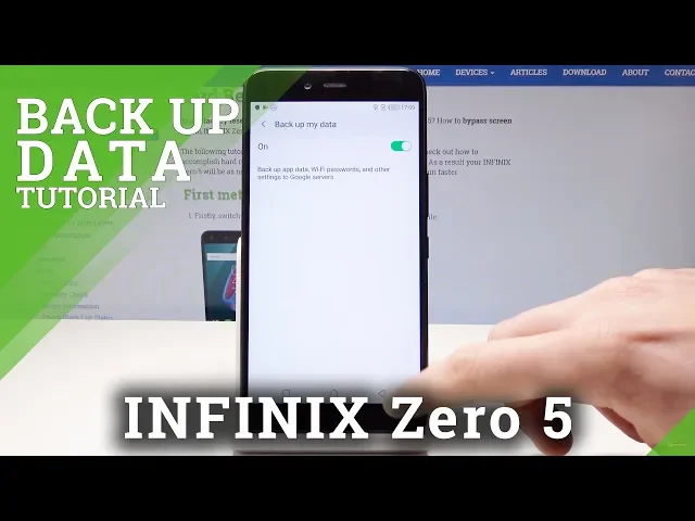Video thumbnail for How to Enable Backup on INFINIX Zero 5 - Allow Google Backup
