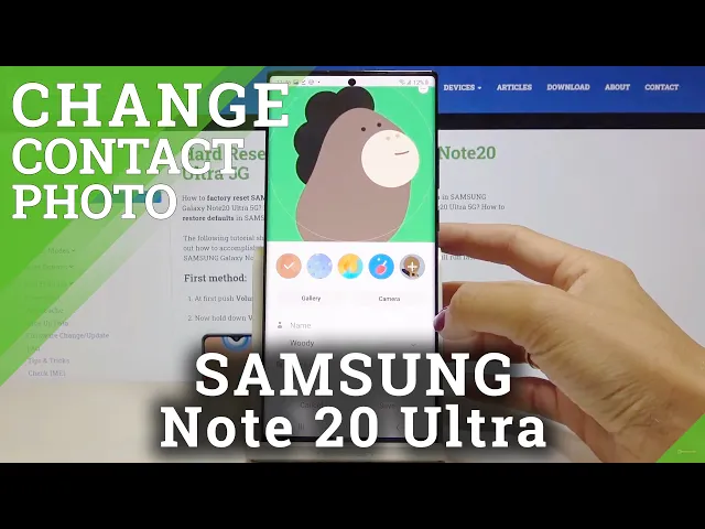 Video thumbnail for How to Add Photo to Contact in SAMSUNG Galaxy Note 20 Ultra – Customize Contact List