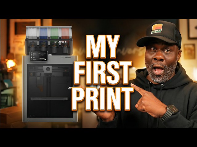 Video thumbnail for 1st Bambu Labs P2S Print 📱