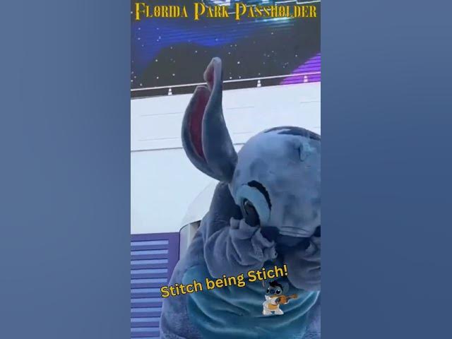 Video thumbnail for Stitch being Stitch 🤣 #disney #disneypark #magickingdom #Stitch #626 #liloandsitich
