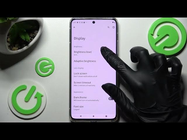 Video thumbnail for MOTOROLA Edge 30 Fusion | Turn On /Off Auto Brightness