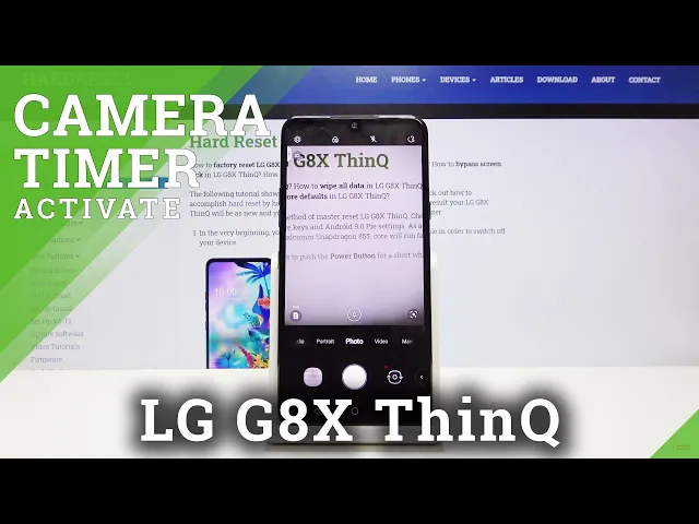 Video thumbnail for How to Set Up Camera Timer in LG G8X ThinQ - Activate Countdown