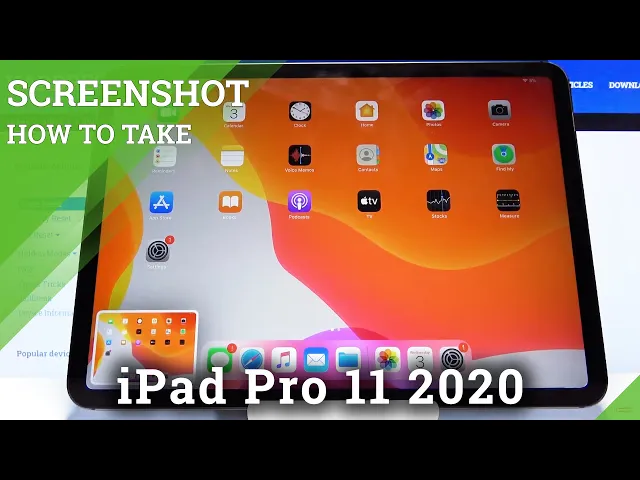 Video thumbnail for How to Capture Screen in iPad Pro 11 2020 – Take & Save Screenshot