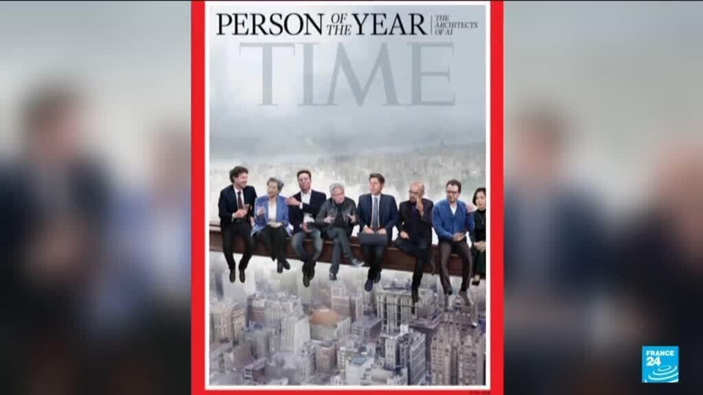 Video thumbnail for Time magazine names 'Architects of AI' as its person of the year for 2025
