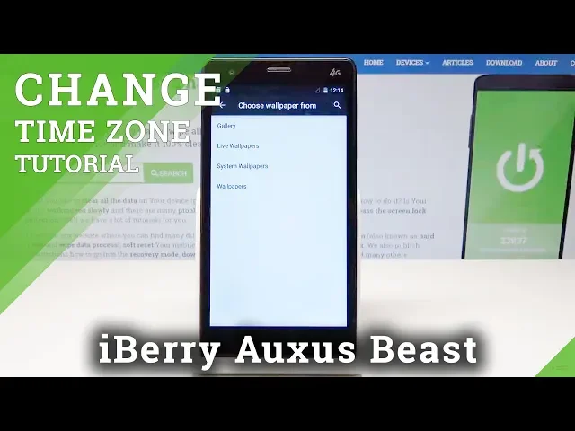 Video thumbnail for How to Choose Screen Wallpapers on iBerry Auxus Beast