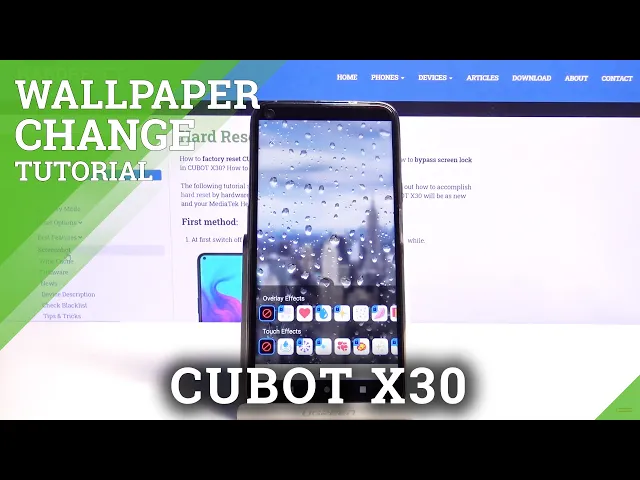 Video thumbnail for How to Customize Animated Wallpaper on CUBOT X30 – Refresh Home Screen