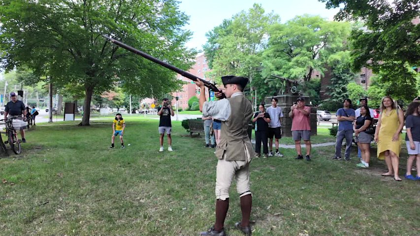 Video thumbnail for History comes alive: White Plains celebrates America's 250th anniversary