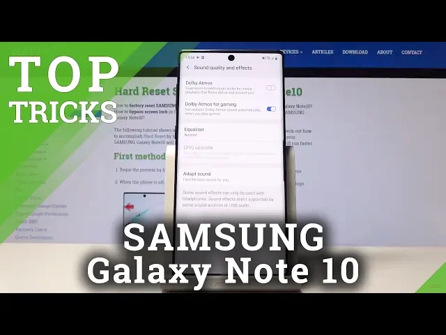 Video thumbnail for TOP TRICKS for SAMSUNG Galaxy Note 10 - Best Apps / Cool Options