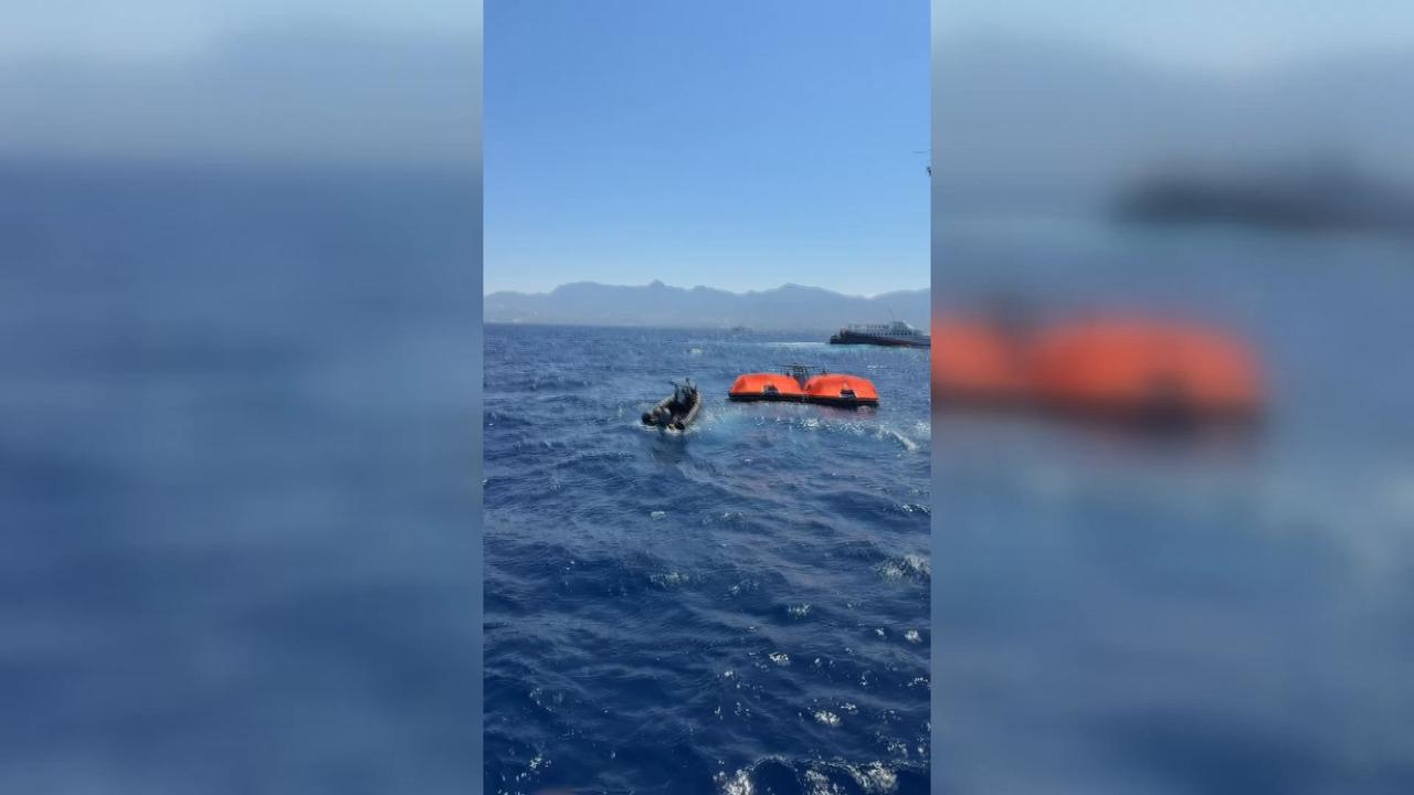 Video thumbnail for Norfolk Island: Rescue operation launched after ferry takes on water off TRNC.