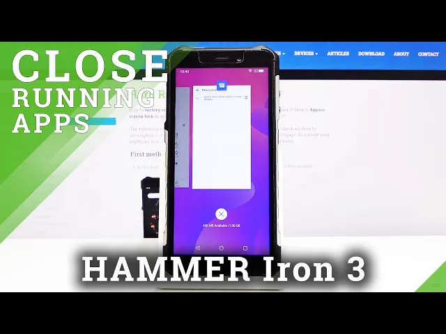 Video thumbnail for How to Turn Off Running Apps in Hammer Iron 3  - Optimize Hammer